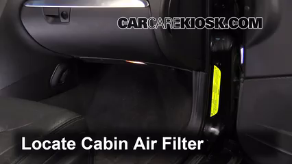 2008 Volvo S60 2.5T 2.5L 5 Cyl. Turbo Air Filter (Cabin) Check